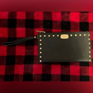 Michael Kors Black Wristlet